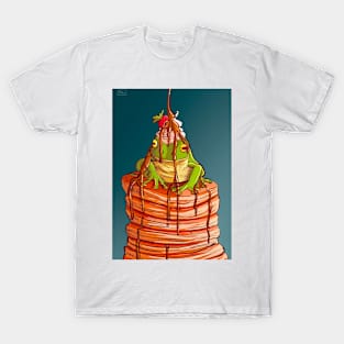 Cute Frog on Pancakes T-Shirt